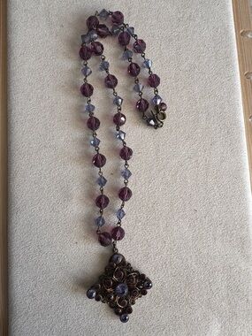 Liz Palacios Swarovski crystal necklace